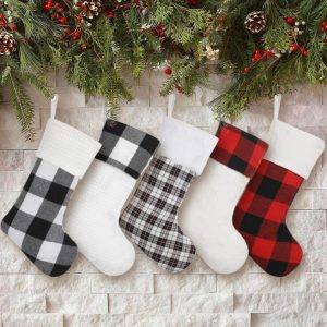 Buffalo Plaid Christmas Stockings